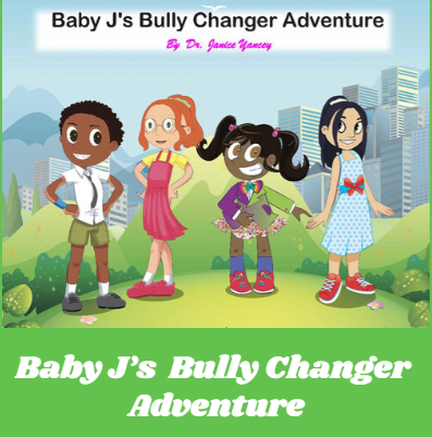 Baby J’s friend Mona is bullied. Baby J is brave and stands up to Mona’s bully. She teaches the bully about treating others fairly and with respect.