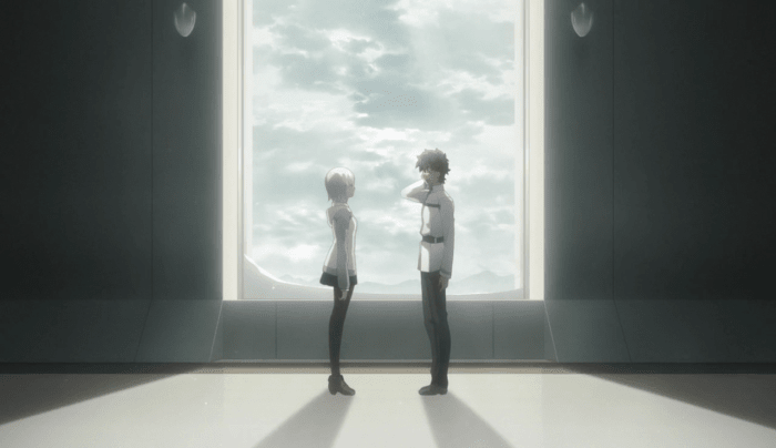 Mash and Ritsuka discuss what they want to do since Chaldea will be taken over by new management soon.