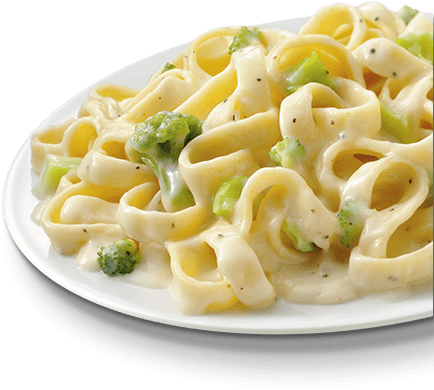 This just a great way for a person who dose not eat meat or seafood to enjoy some great fettuccine alfredo