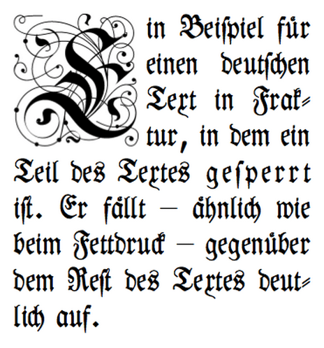 This font is sperrsatz, which is German, but has an antique feel. You could really go crazy designing ornate letters for your tattoo.