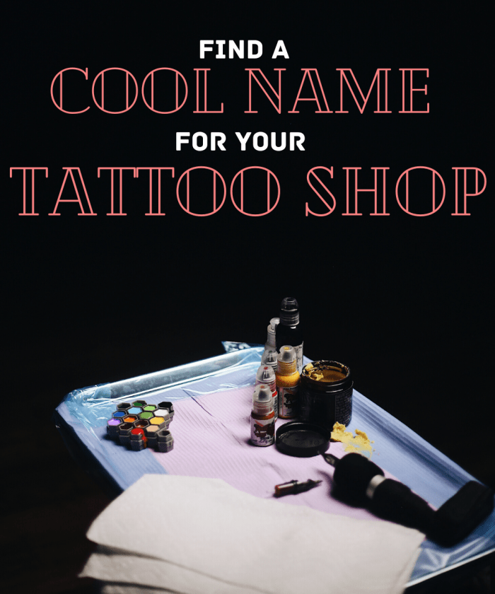 40 Cool Tattoo Shop & Parlor Names - TatRing - Tattoos & Piercings