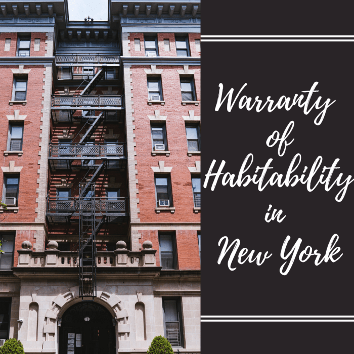 Tenants' Rights 101 The Warranty of Habitability in New York