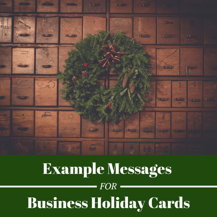 Sending holiday greetings to clients and employees is a great way to remind the community that your business cares.