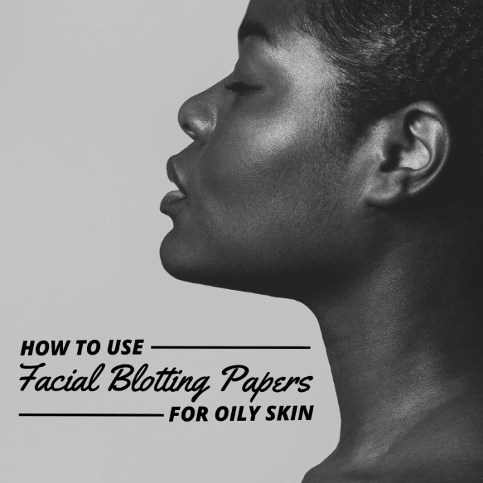 Facial blotting papers allow you to remove excess oil from your face without messing with your makeup.
