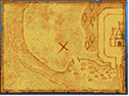 This is invariably the location that the first treasure map will lead to. This is located a little to the west of Stornway.