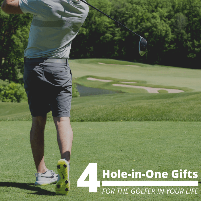 If your loved one has a passion for hitting the links, why not get them something they can use while they play?