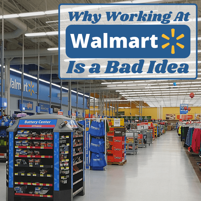 A lot of job seekers look to Walmart for employment, but working for America's favorite mass-scale retailer is not all it's cracked up to be.