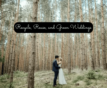 A wedding is a major milestone for a couple. It unites family and friends together. You'll treasure the memories always. You can do all this and be kind to mother earth.