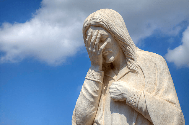 Jesus wept for sorrow for the mourning Mary and Martha, for the rebellious unbelieving Jews, and for the suffering in the world.