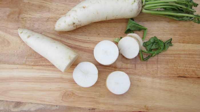 daikon radish is popular in asia
