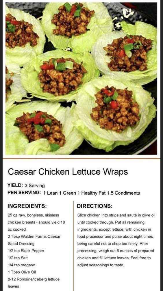 lean and green weekly meal plan food image