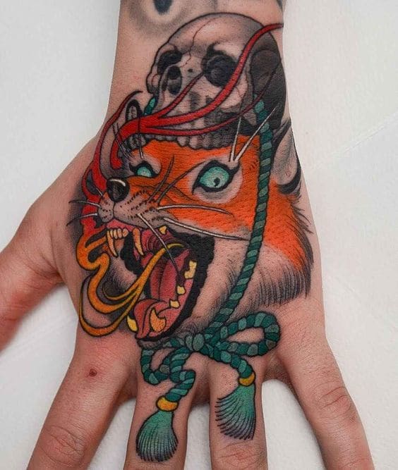 Kitsune Tattoos: Origins, Meanings, & Types of Japanese Fox Tattoos ...