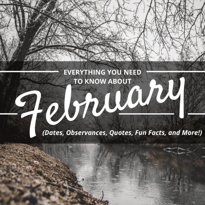 February Quotes, Sayings, Poems, Observances, and Fun Facts - Holidappy