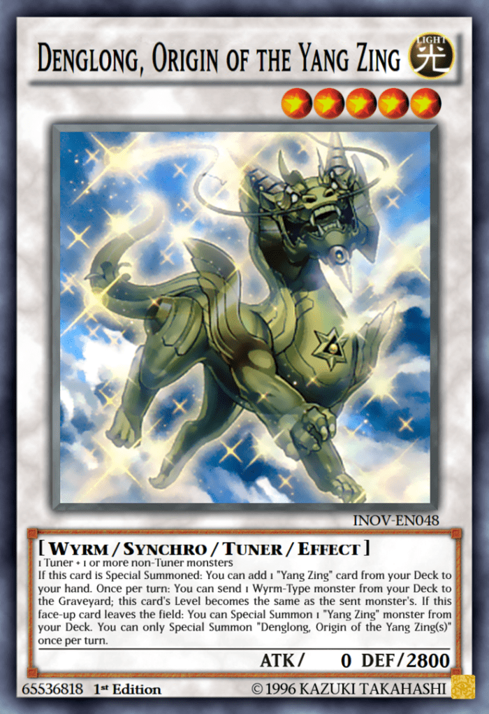 Carte Yu-Gi-Oh ! Yang Zing Creation - Ultra Rare 1ère Édition - DUEA-EN074 édition Limitée Duelist Alliance