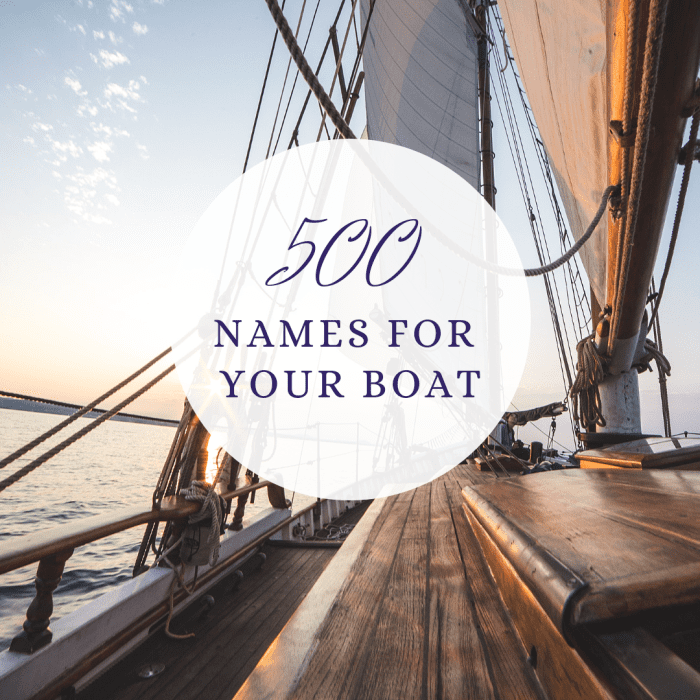 500 Boat Names Houseboats, Fishing Boats, and Sailboats SkyAboveUs