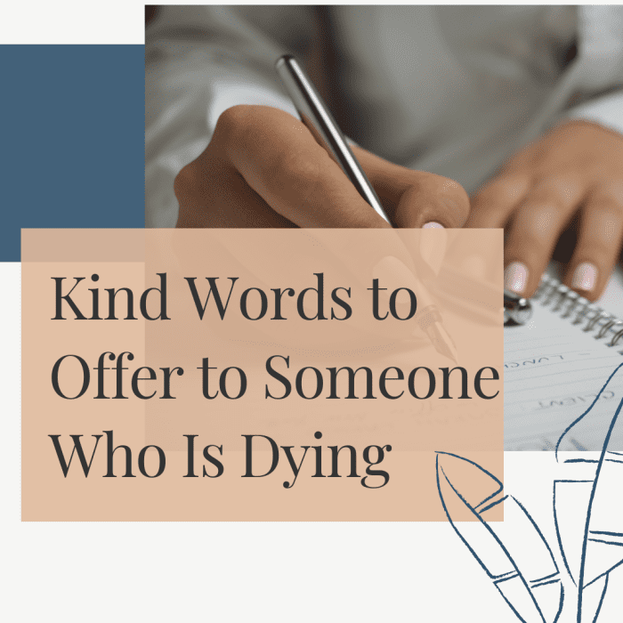 What To Write Or Say To Someone Who Is Dying Holidappy