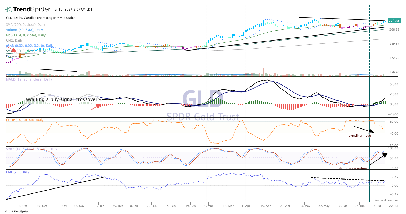 Chart of the Day: Gold Shows Great Leadership - TheStreet Pro