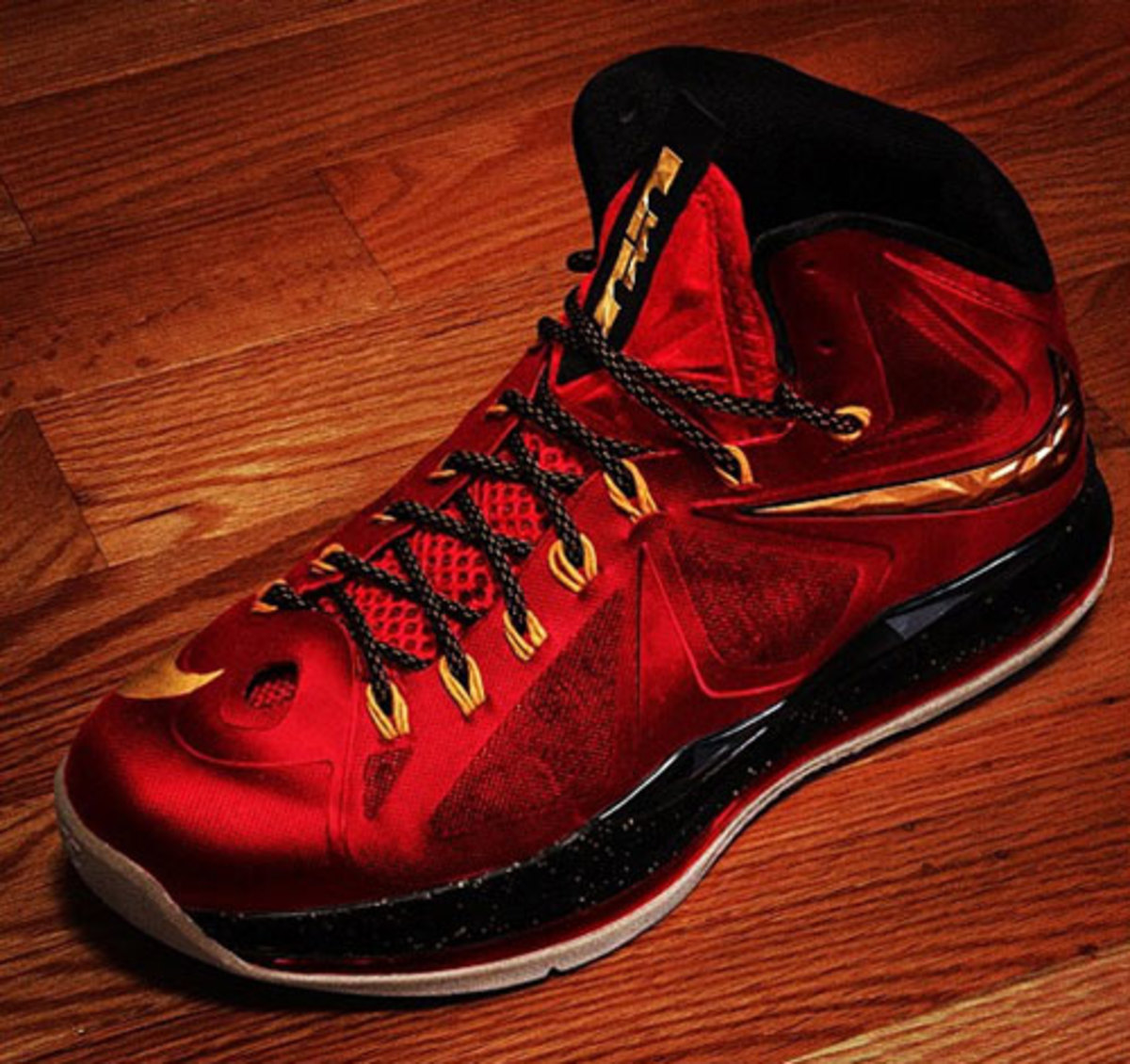 lebron 10 red and black