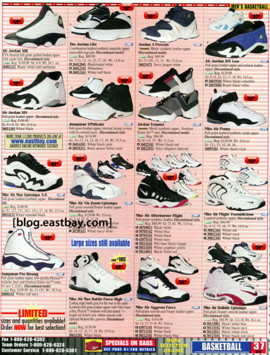 nike shoes released in 2000