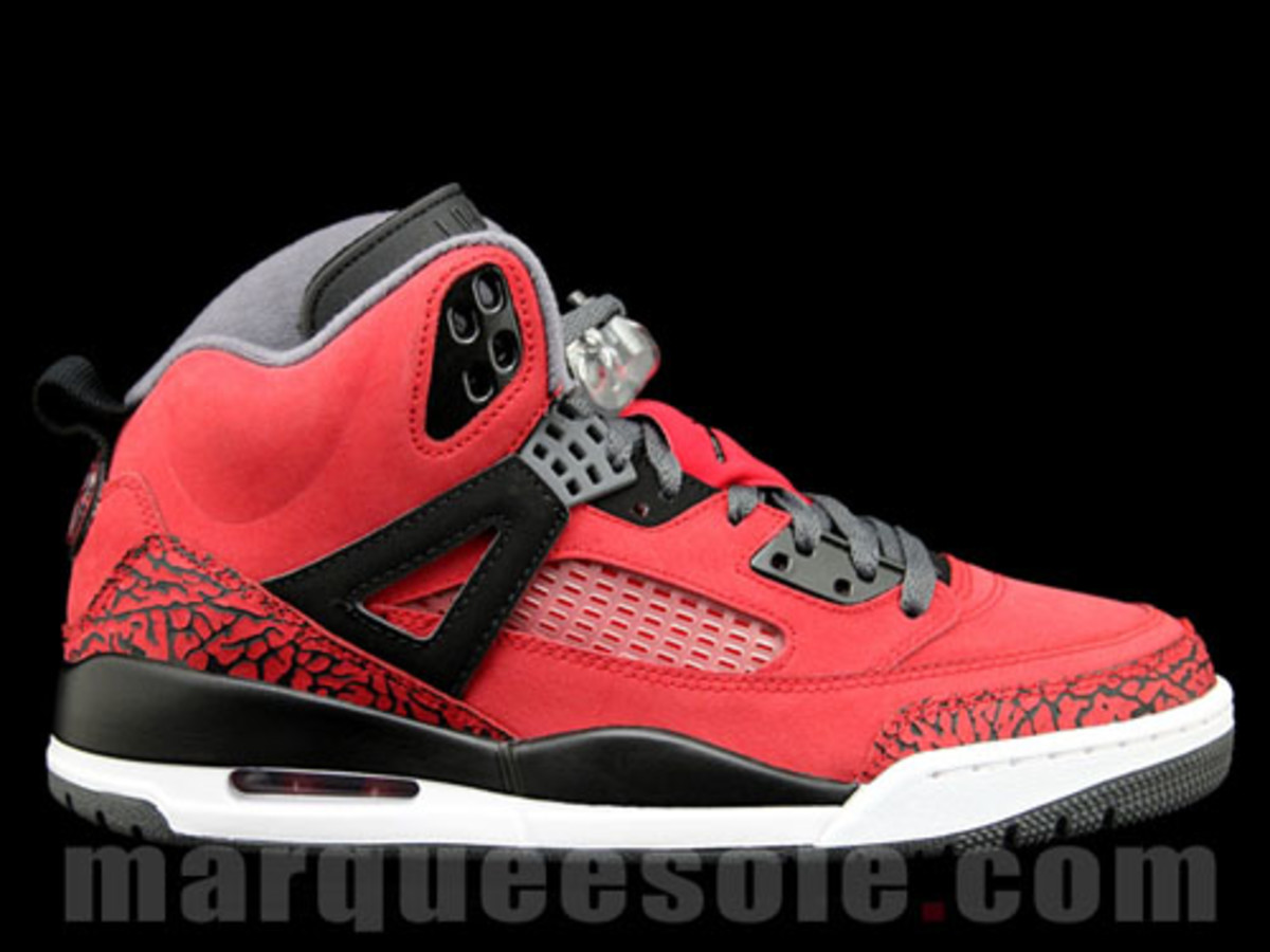 jordan spizike red black