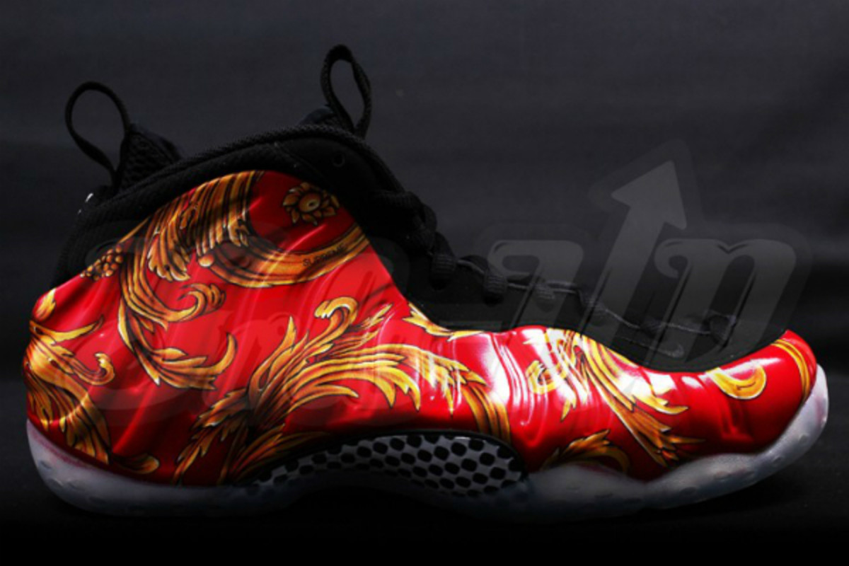 supreme foamposite red