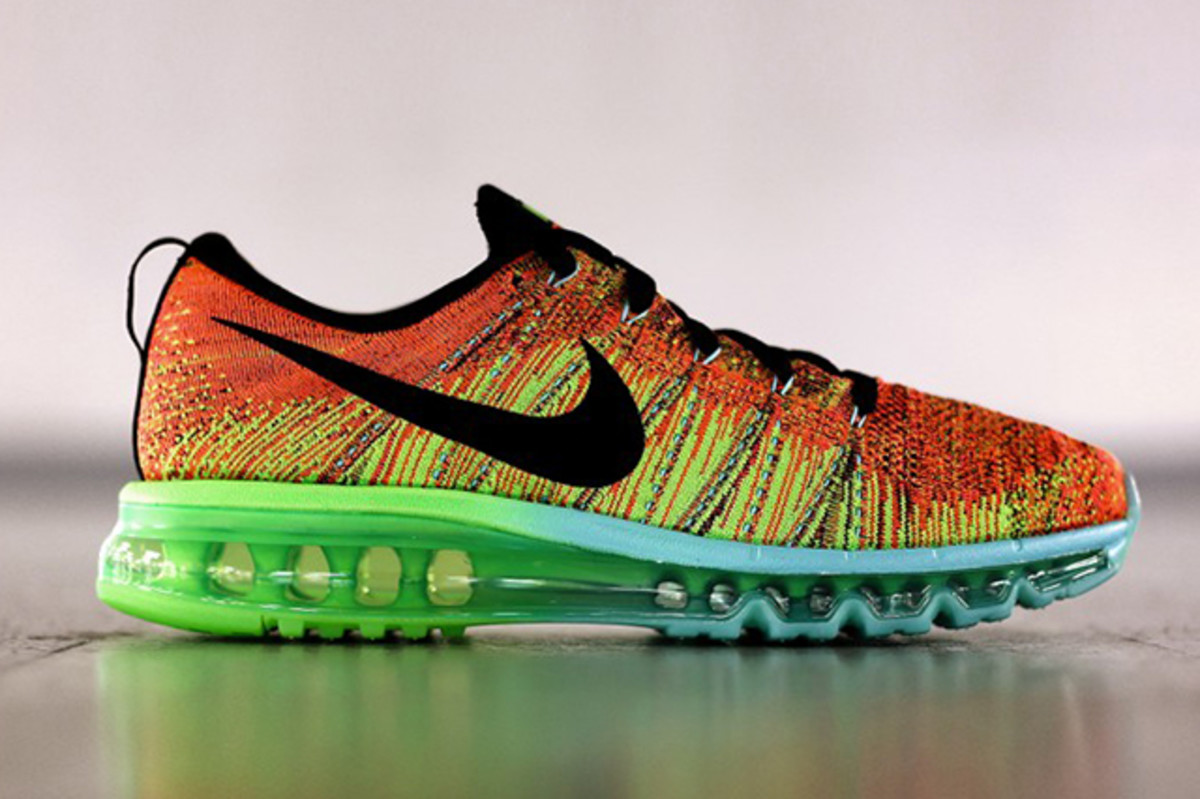 nike flyknit max orange