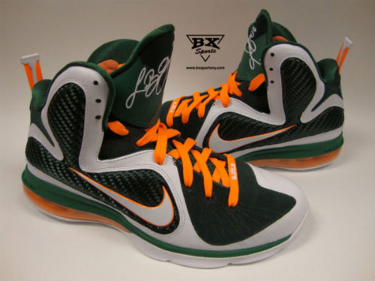 lebron 9 miami hurricanes