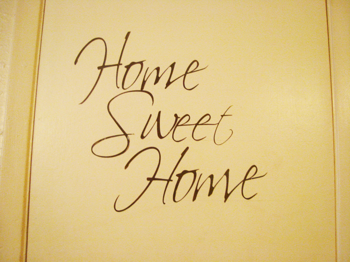 Decorate your home with cute words and decals!