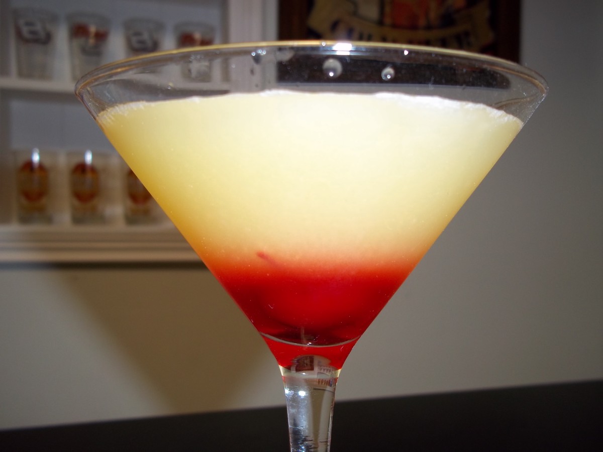 The Best Pineapple Upside Down Cake Martini and Shot Recipe