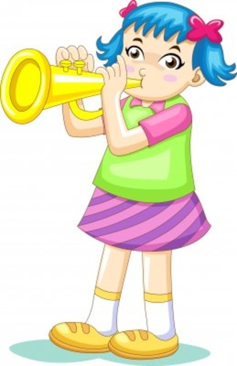 childs trumpet