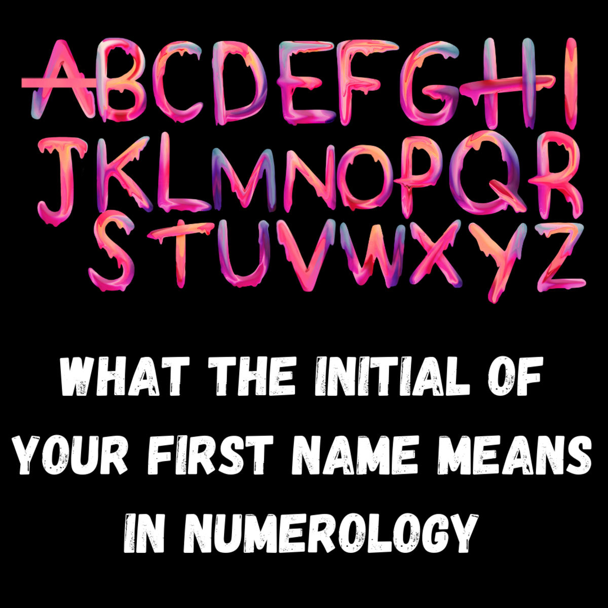 Read on to learn what the initial of your first name means in numerology.