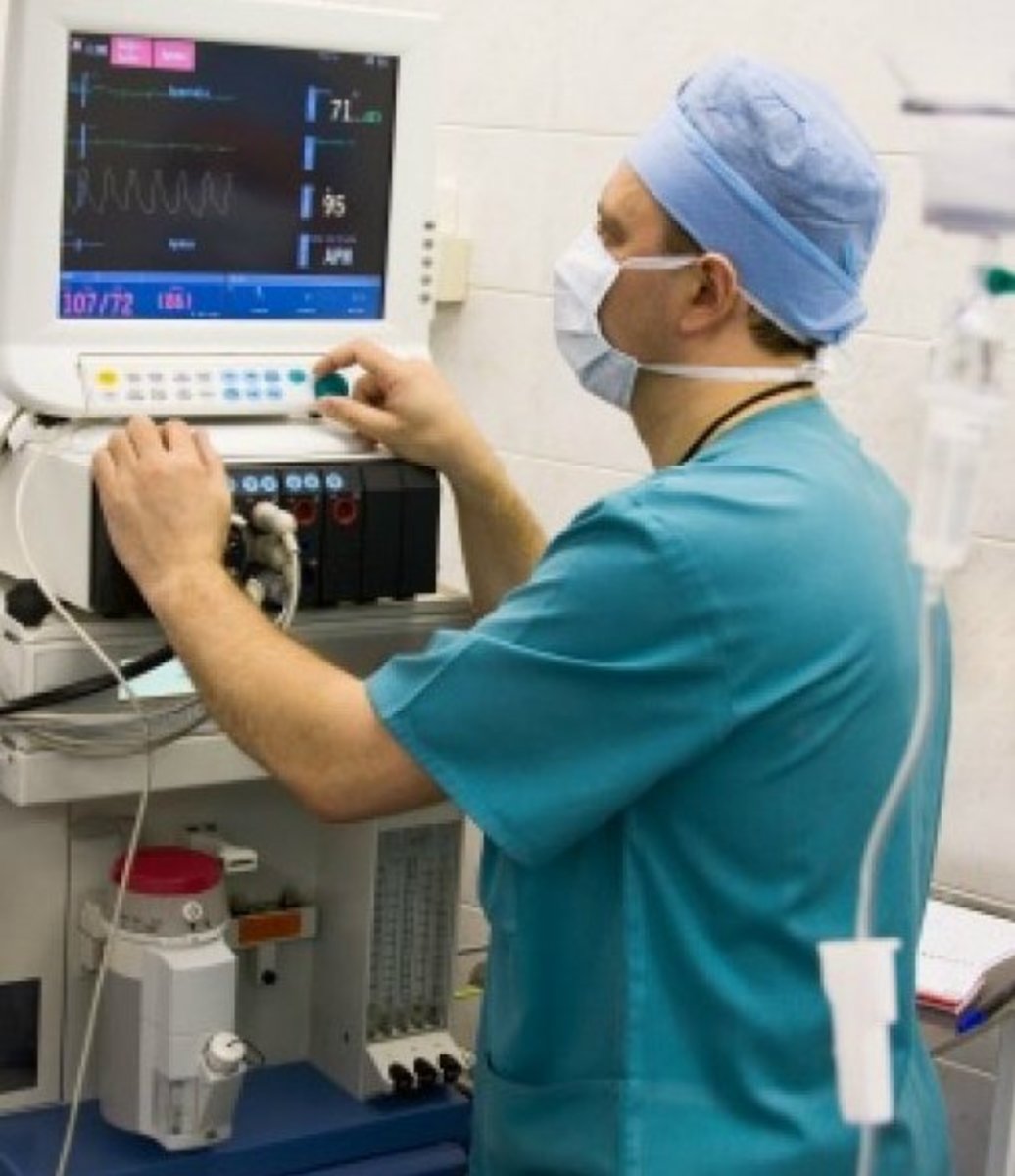 Your anesthesiologist monitors vital signs and adjusts anesthetic throughout your surgery.