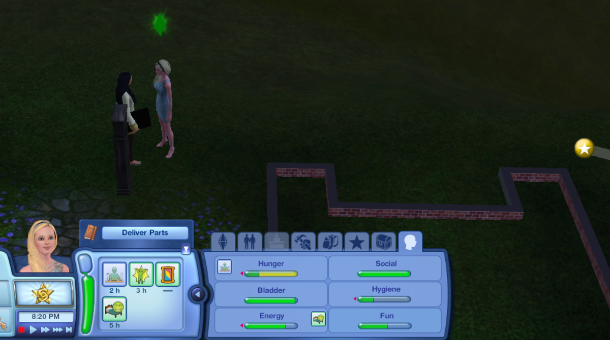 The adventurer tracker will allow you to direct your Sims to deliver things automatically.