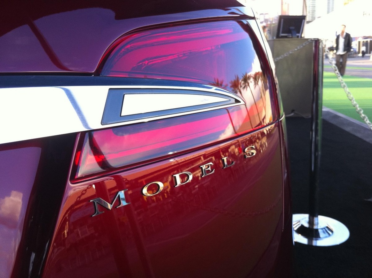 The Tesla Model S.
