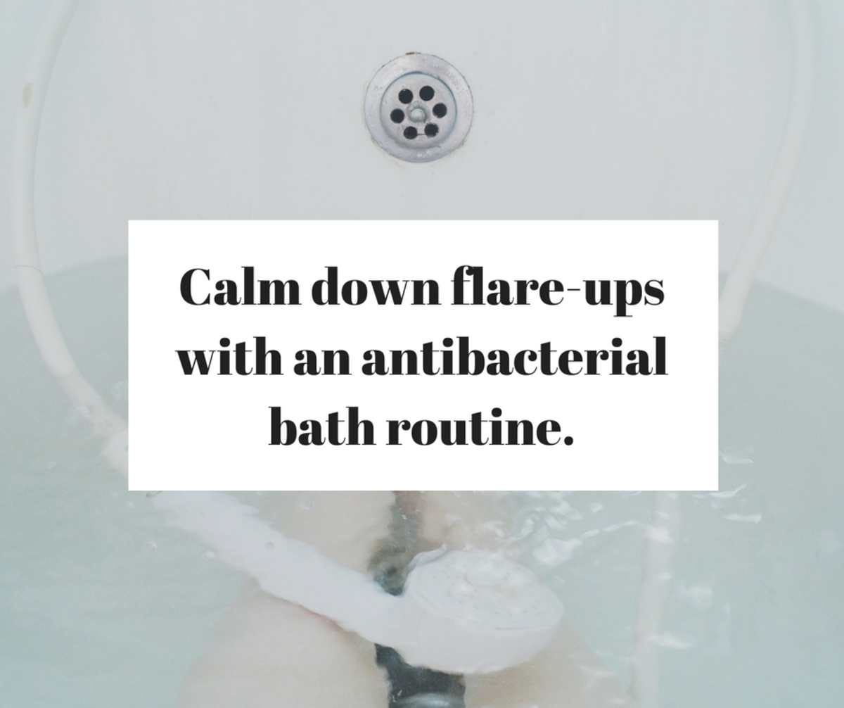 Boils, ingrown hairs, and sore spots can be treated with a hot bath and easy remedies. 