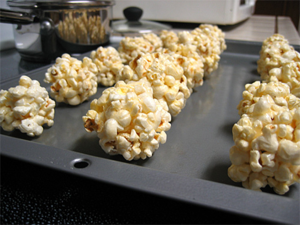 Popcorn balls are sure to be a hit!