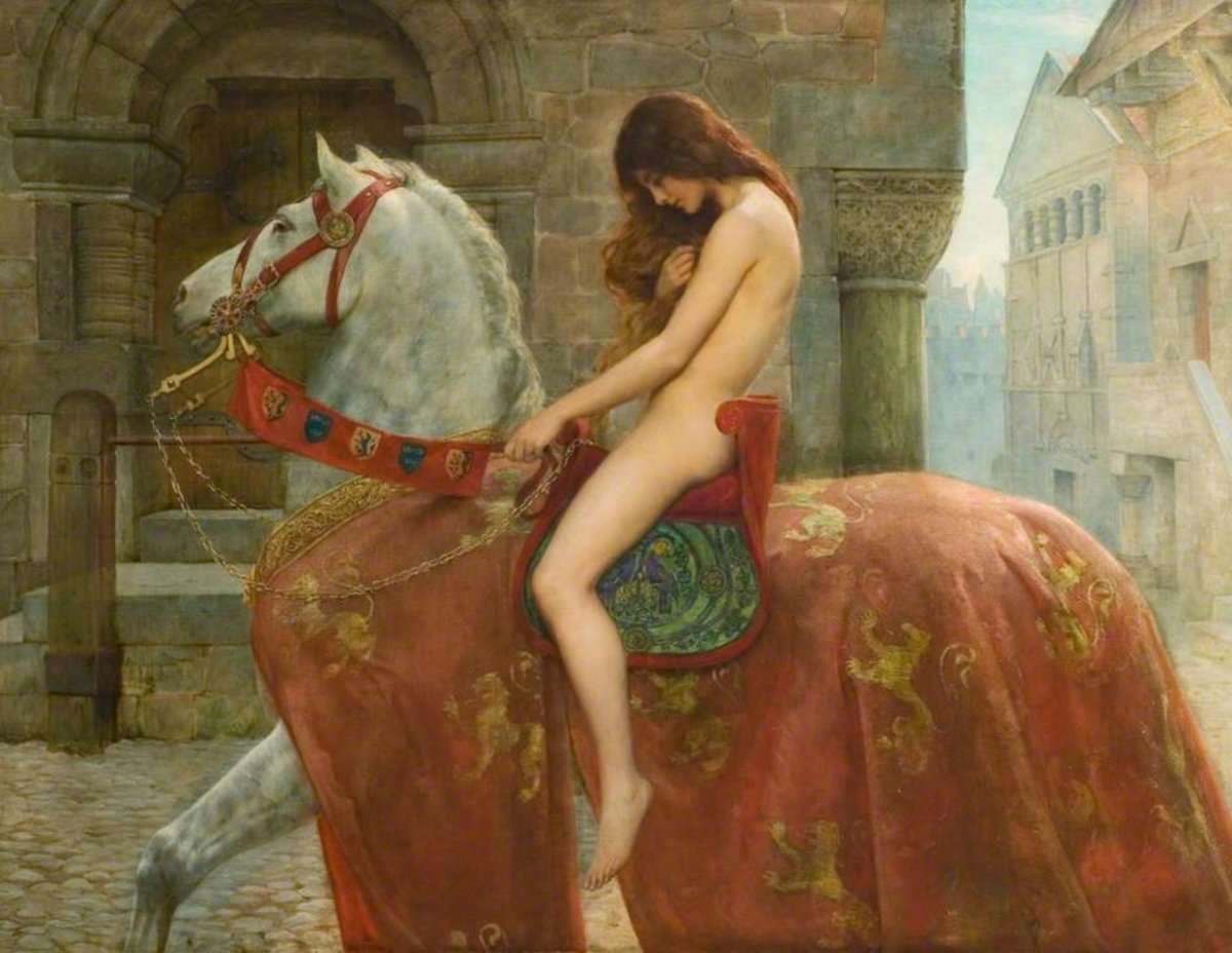 John Collier's 1898 rendition of Lady Godiva is one of the most iconic paintings of the legendary lady.