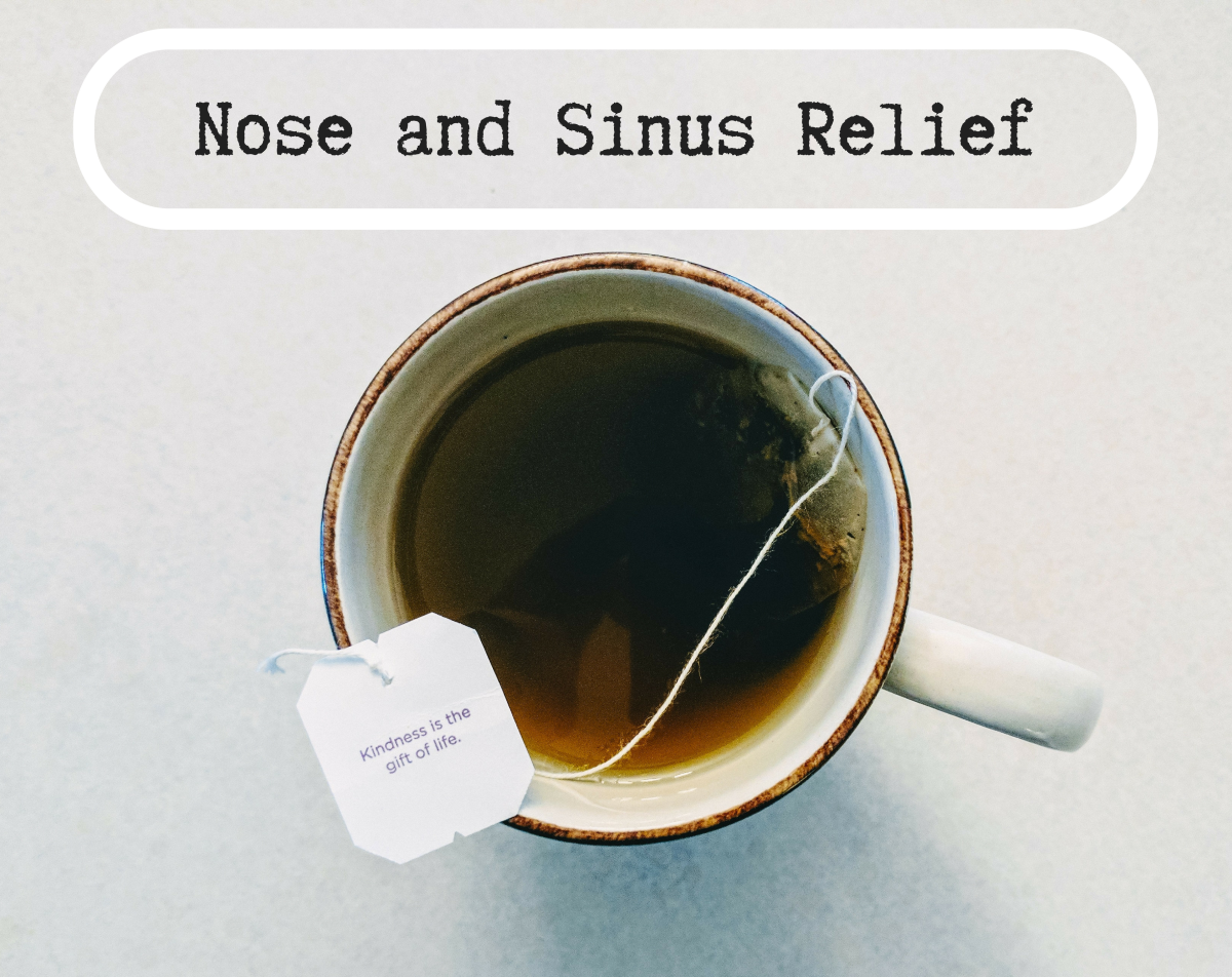 Common remedies for nose and sinus relief.