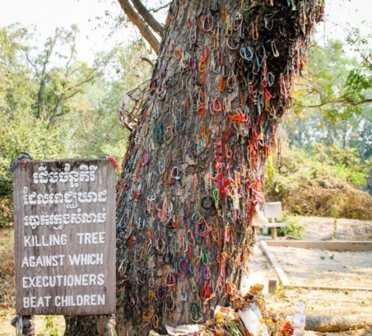 Between 1975-1979, up to two million people died in the Cambodia killing fields.