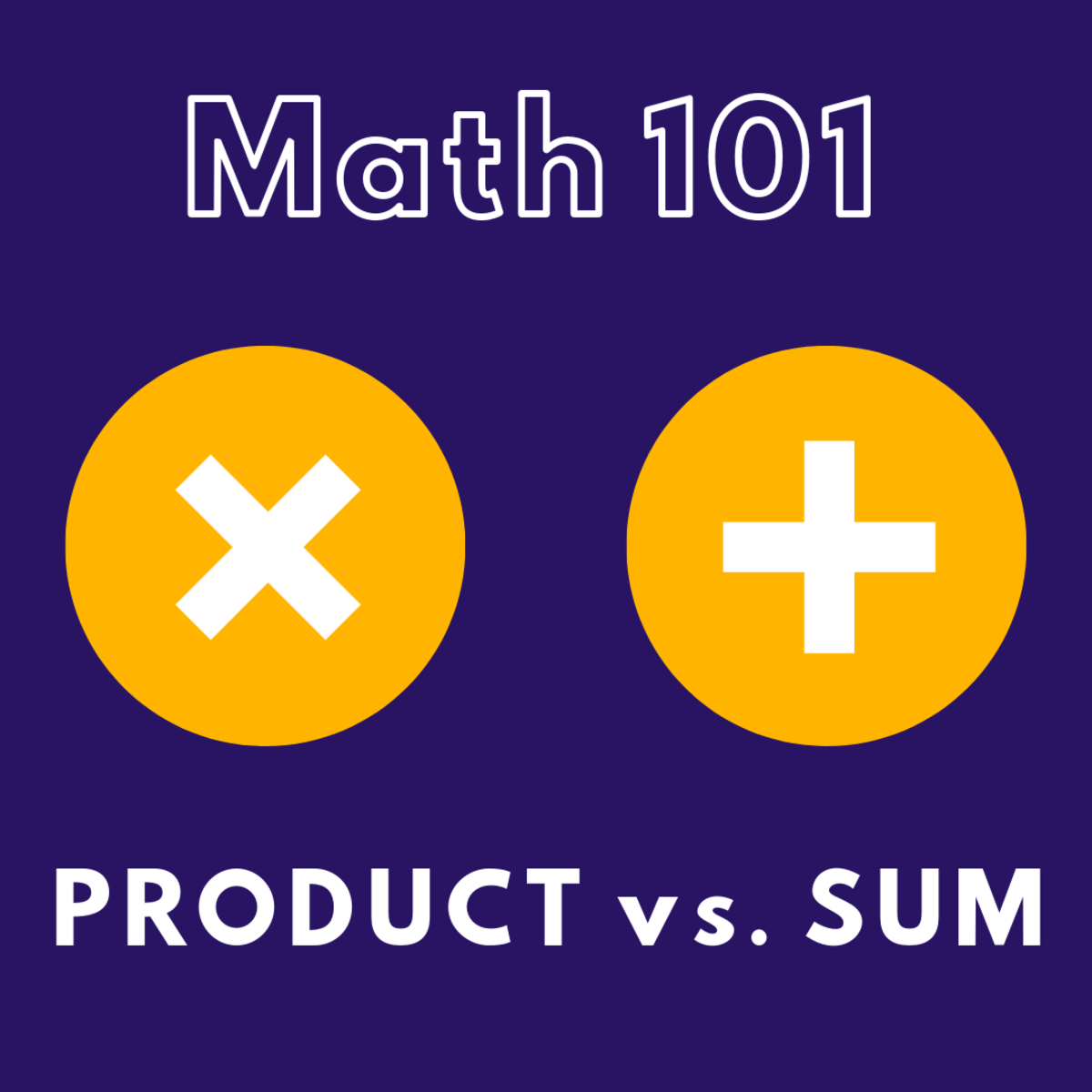 How to Find the Product and Sum of Two (or More) Numbers - Owlcation