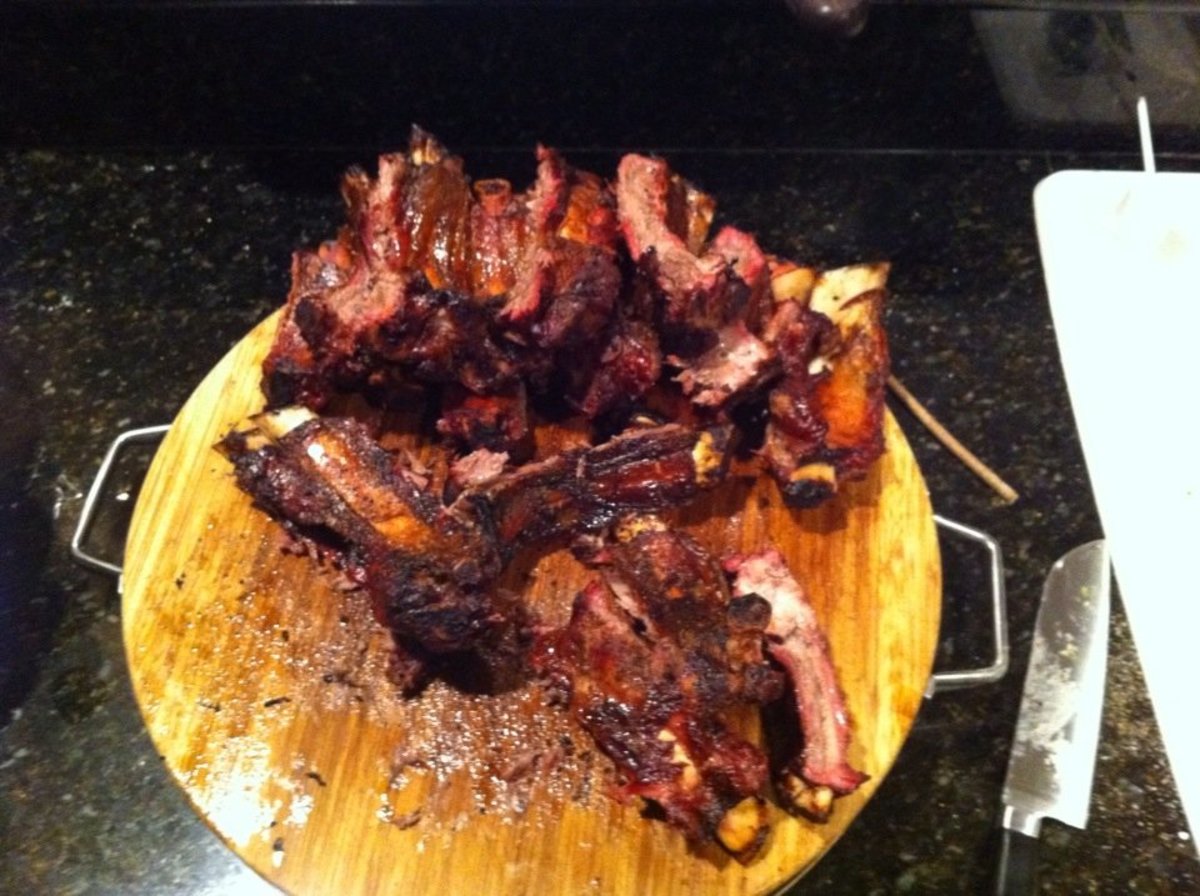 Delicious five-star barbecue beef ribs.