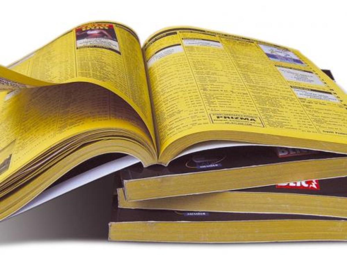Old phonebooks can help absorb water in case of flooding.