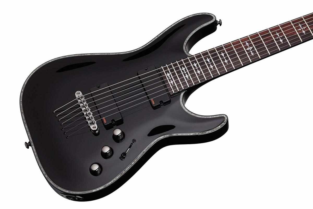 The Schecter Hellraiser C7 is one of the best 7-string guitars for metal.