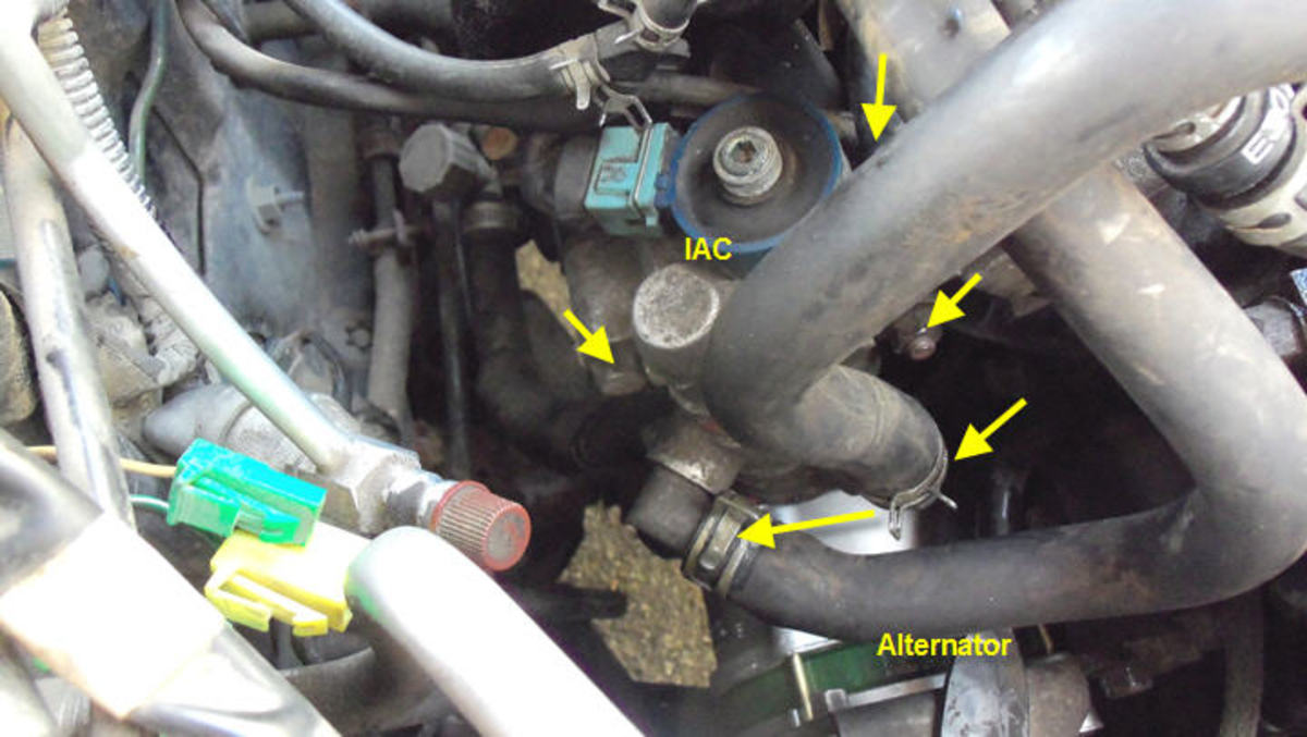 How to Remove an Alternator From a 91-94 Mercury Capri