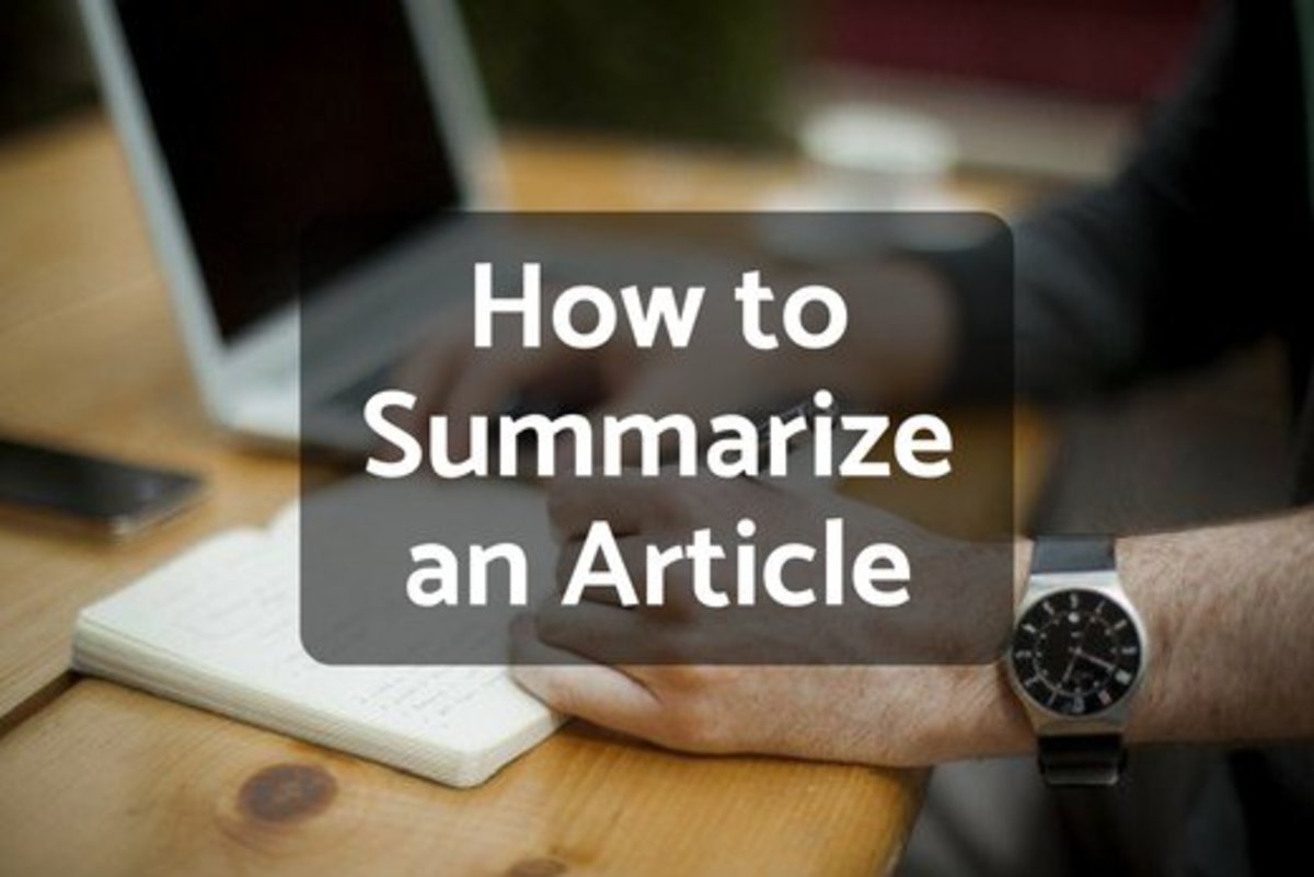 How To Write A Summary Of An Article EZCach