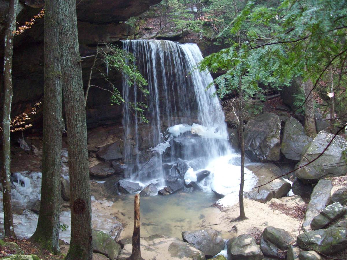 One of many waterfalls in the Sipsey Wilderness.