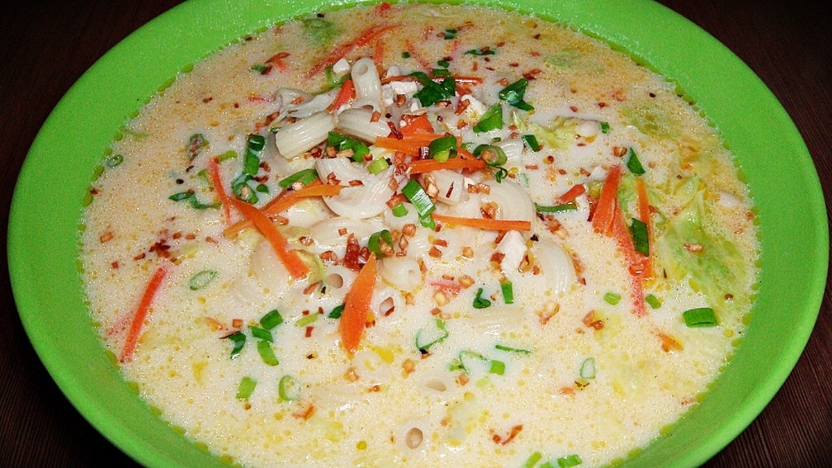 Sopas is a Filipino soup.