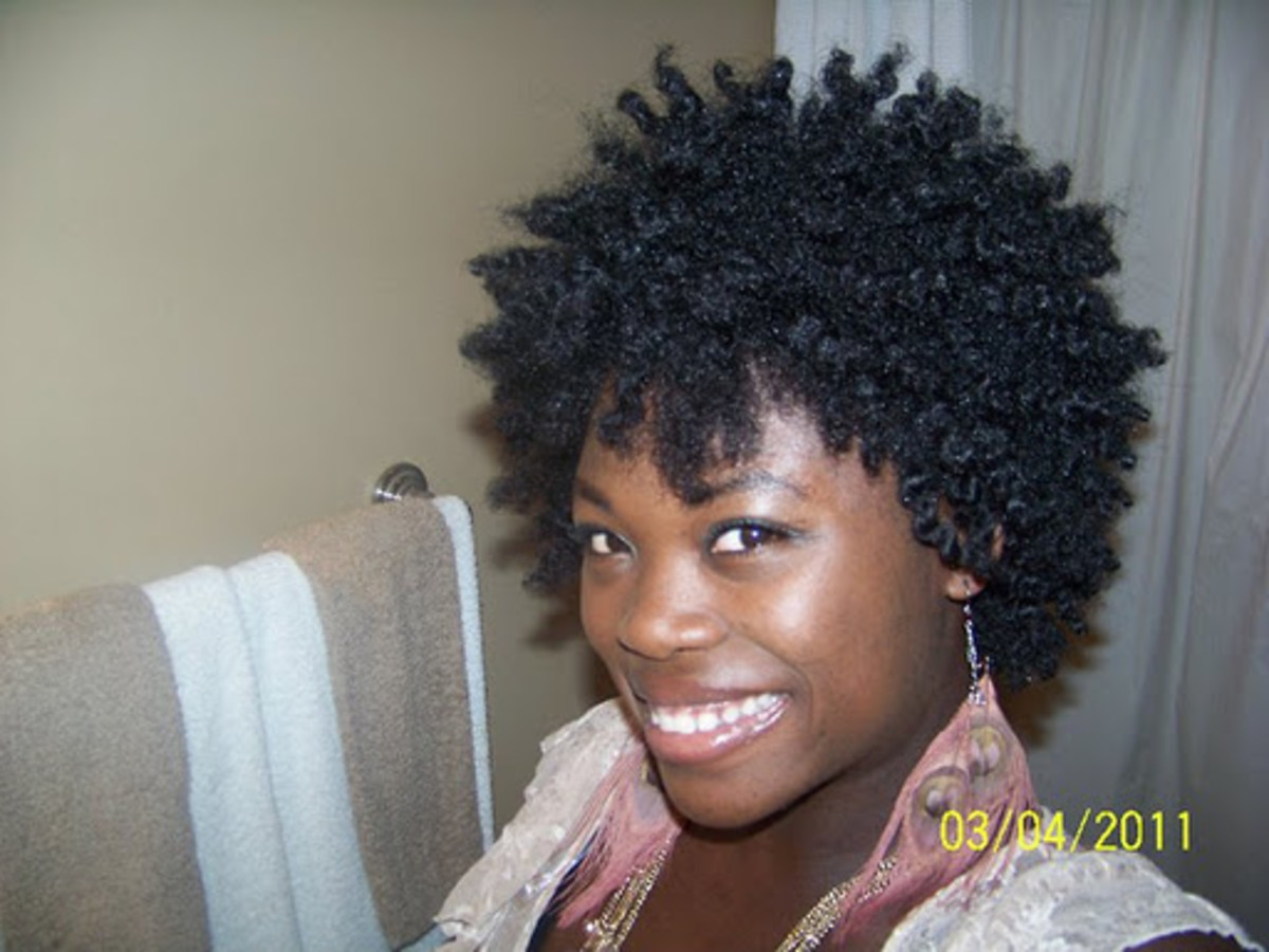 The twist out is low maintenance and looks great!