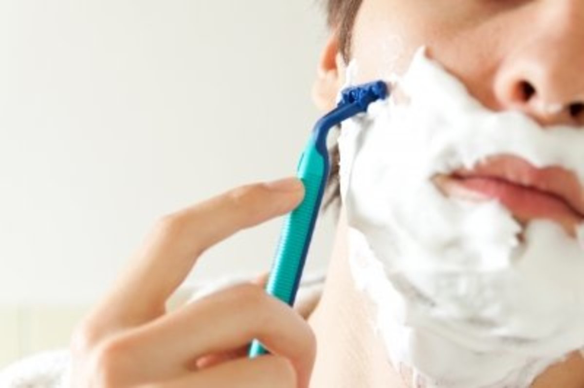 Learn how to get rid of razor bumps by following a good shaving technique.
