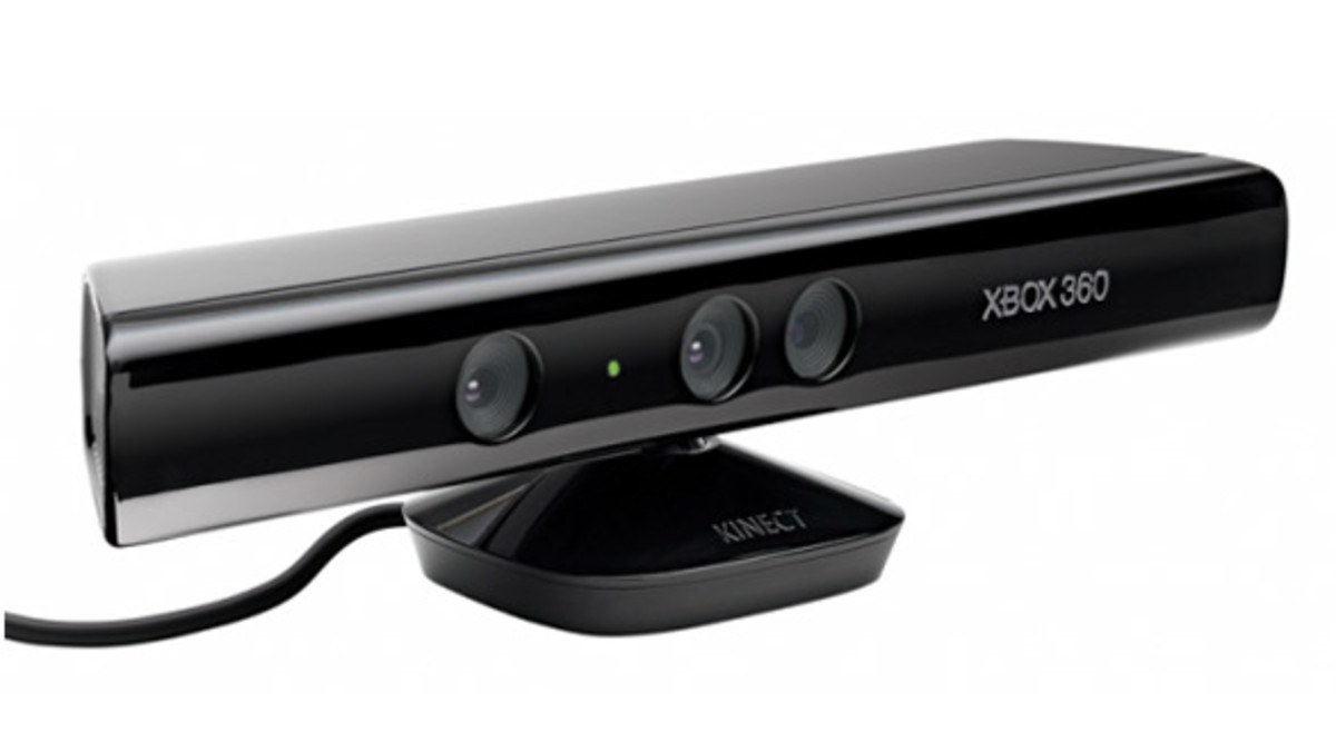 The Xbox Kinect sensor.